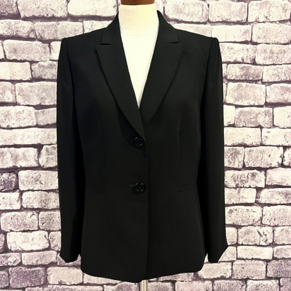 Preston & York Jackets & Blazers - Preston & York Black Fully Lined Ling Sleeve Jacket Size 14